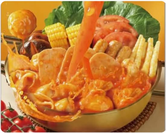 Tomato Soup Base Beef Combo 番茄汤底肥牛套餐